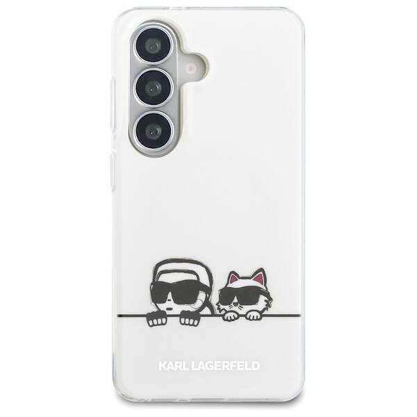 Kryt na mobil Karl Lagerfeld IML K&CH Peekaboo Logo Magnetic na Samsung Galaxy S26+ biely

