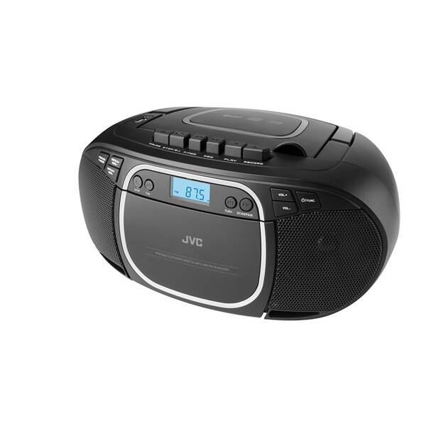 Rádiomagnetofón s CD JVC RC-E451B čierny

