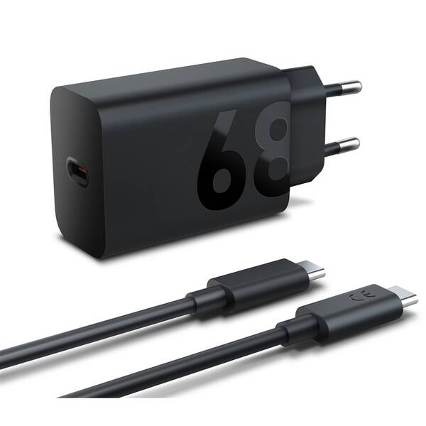 Nabíjačka do siete Lenovo USB-C 68W + kabel USB-C 1,5 m čierna

