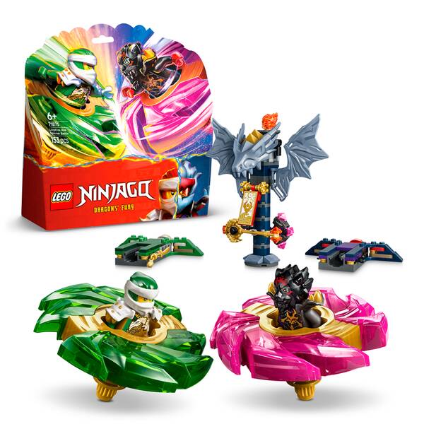 Stavebnica LEGO® NINJAGO® 71875 Souboj spinnerů: Lloyd vs. Ras 

