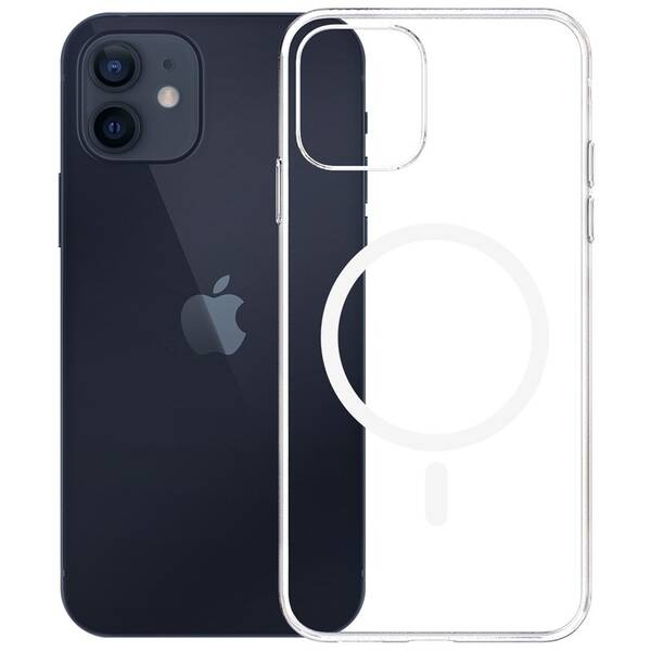 Kryt na mobil 3mk Clear MagCase na Apple iPhone 12/12 Pro priehľadný

