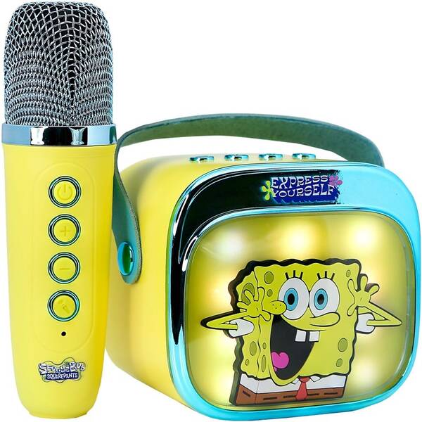 Prenosný reproduktor OTL Technologies SpongeBob SquarePants PopSing žltý

