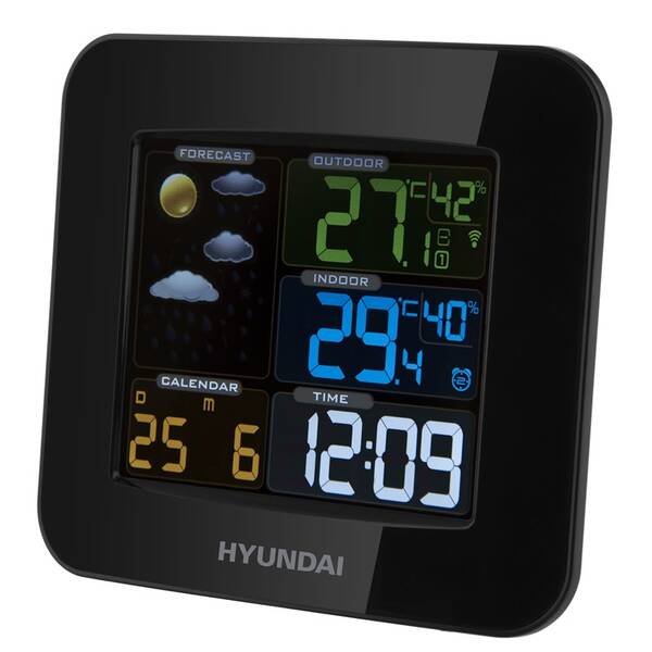 Meteorologická stanica Hyundai WS 8446 čierna

