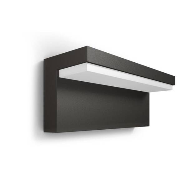Nástenné svietidlo Philips Bustan, LED, neutrálna biela - antracitové 

