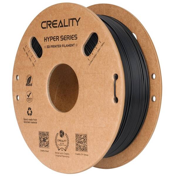 Tlačová struna (filament) Creality Hyper PLA 1kg čierny

