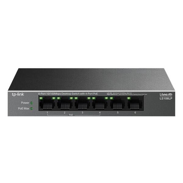 Switch TP-Link LS106LP čierny

