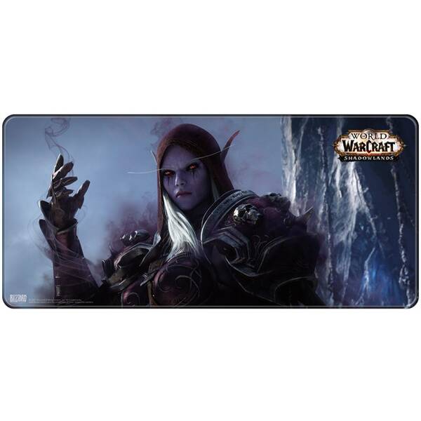 Podložka pod klávesnicu a myš FSH World of WarCraft Shadowlands: Sylvanas XL sivá

