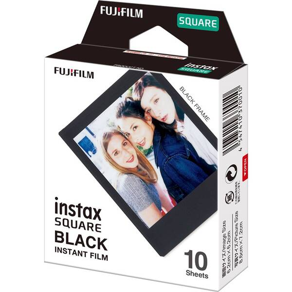 Instantný film Fujifilm Instax Square Black 10 ks 

