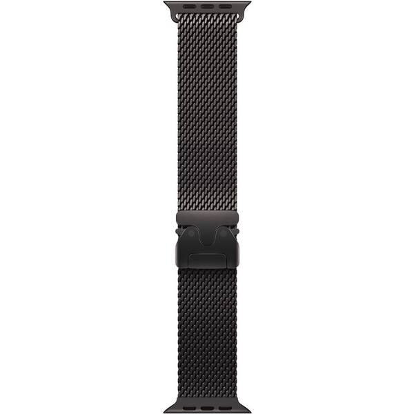 Remienok Apple 49mm milánsky ťah z čierny titán - S 

