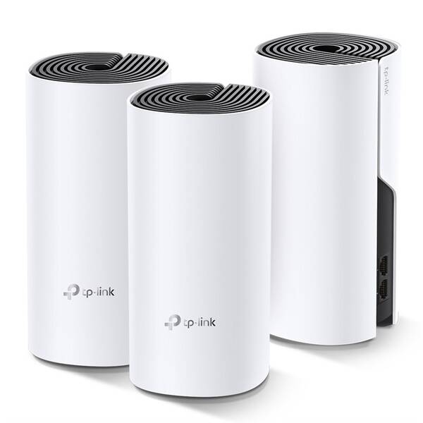 Kompletný Wi-Fi systém TP-Link Deco E4 (3 ks) biely

