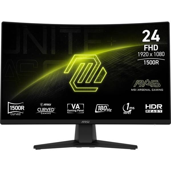 Herný monitor MSI MAG 242C čierny

