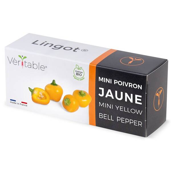 Semienka Véritable Lingot Žltá mini paprika - BIO 

