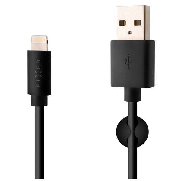 Kábel FIXED USB/Lightning, MFI, 1m čierny

