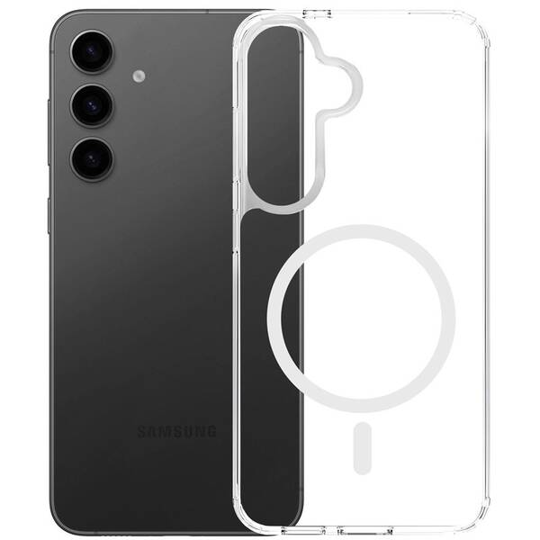 Kryt na mobil 3mk Armor MagCase na Samsung Galaxy S24/S25 priehľadný

