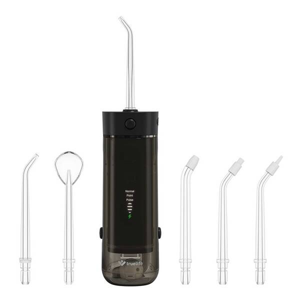 Ústna sprcha TrueLife AquaFloss Mini M50 Black čierna

