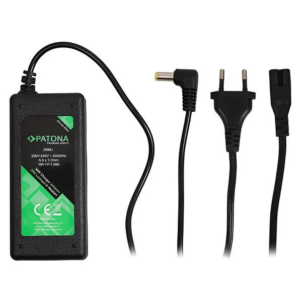 Sieťový adaptér PATONA pre notebook Acer Aspire One, 19V, 1,58 A, 30 W, konektor 5,5 x1, 7mm 

