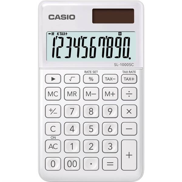 Kalkulačka Casio SL 1000 SC WE biela


