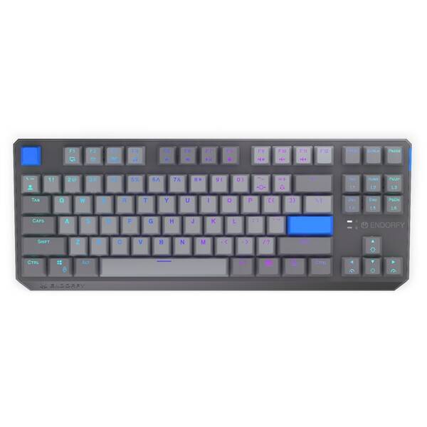 Klávesnica ENDORFY Thock V2 TKL Wireless US sivá

