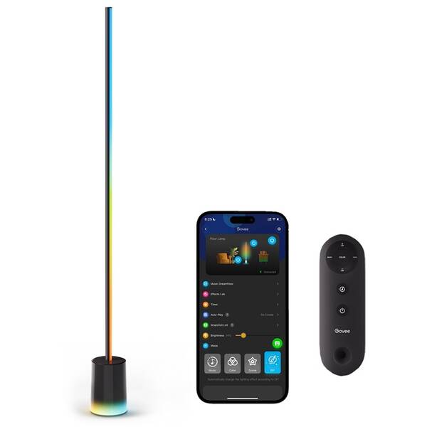 Stojacia lampa Govee Smart LED, RGBICWW + ovládač (Matter) 

