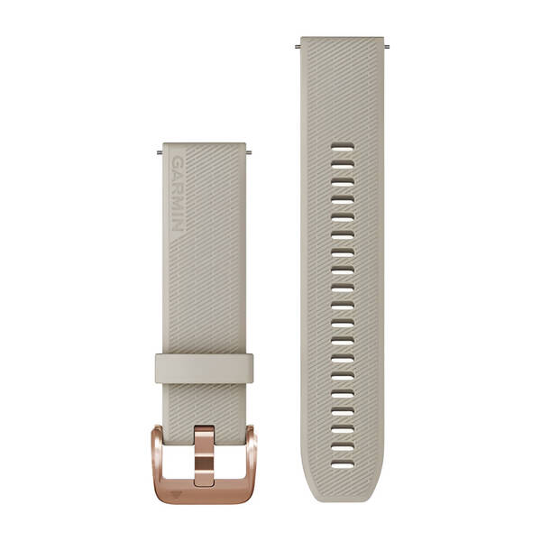 Remienok Garmin Quick Release (20 mm), Light Sand, pracka Rose Gold béžový

