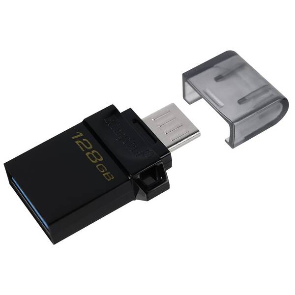 USB flashdisk Kingston DataTraveler microDuo3 Gen2 128GB čierny

