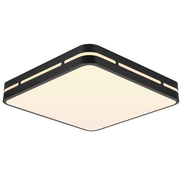 LED stropné svietidlo IMMAX NEO LITE PERFECTO SMART, štvorec, 30cm, 24W, TUYA Wi-Fi čierne

