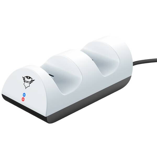 Dokovacia stanica Trust GXT 254 Duo Charging Dock pro PS5 biela

