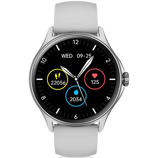 Inteligentné hodinky Niceboy Watch Pixel 2 strieborné


