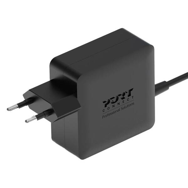 Sieťový adaptér PORT CONNECT USB-C GaN2 RP0739, PLUG-IN PD  65 W čierny

