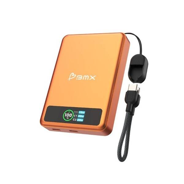 Powerbank BMX SolidSafe™ 10K Solid-State magnetická oranžová

