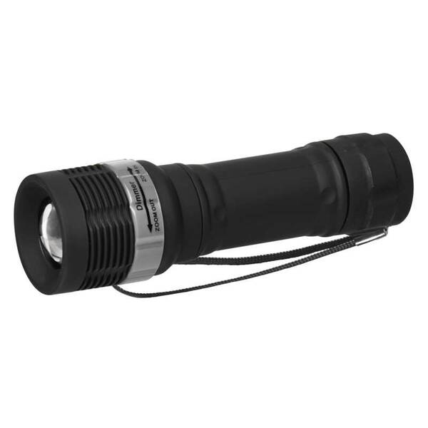 Lampáš EMOS 3W LED, 3x AAA, FOKUS čierna/sivá

