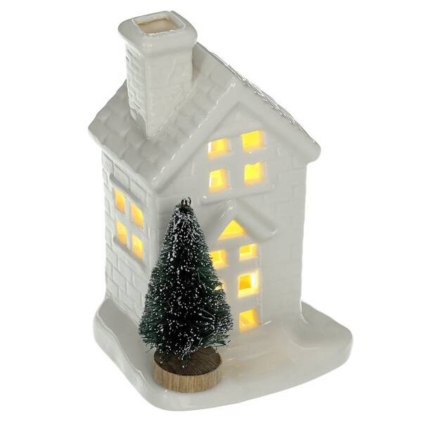 LED dekorácie RETLUX RXL 391, porcelánový domček, 1 LED, 11,4 cm, teplá biela 

