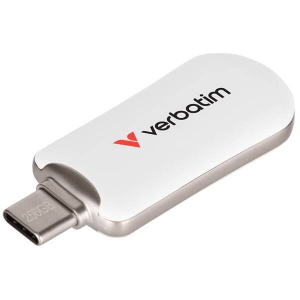 USB flashdisk Verbatim Plectra 256GB biely

