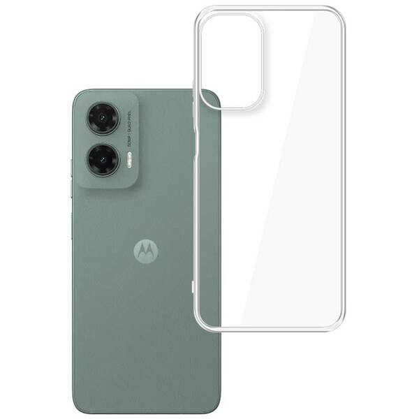 Kryt na mobil 3mk Clear Case na Motorola Moto G35 5G priehľadný

