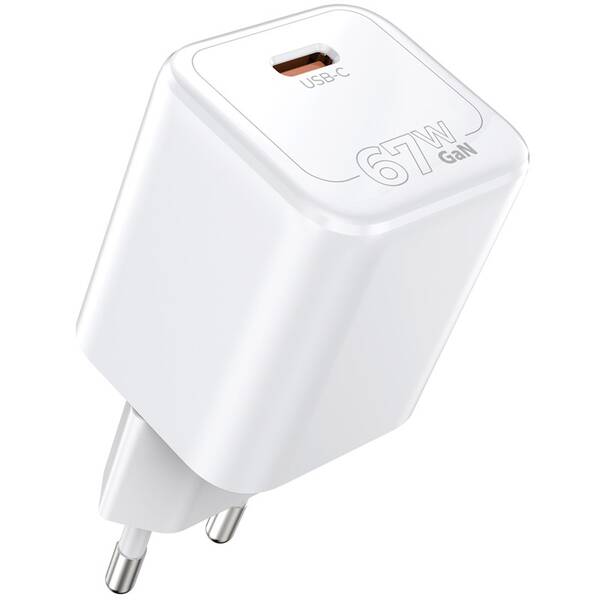 Nabíjačka do siete Mobile Origin Super Charger GaN 67W 1xUSB-C biela


