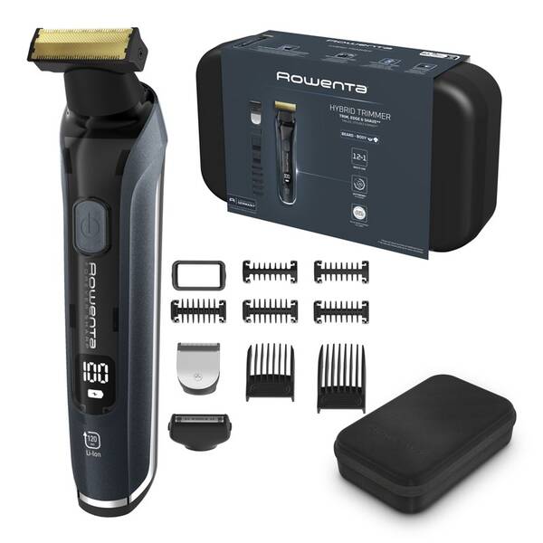 Zastrihávač fúzov Rowenta TN6204E0 Forever Sharp Ultimate čierny

