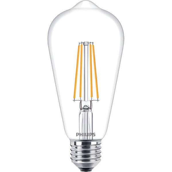 LED žiarovka Philips klasik, 7W, E27, teplá biela 


