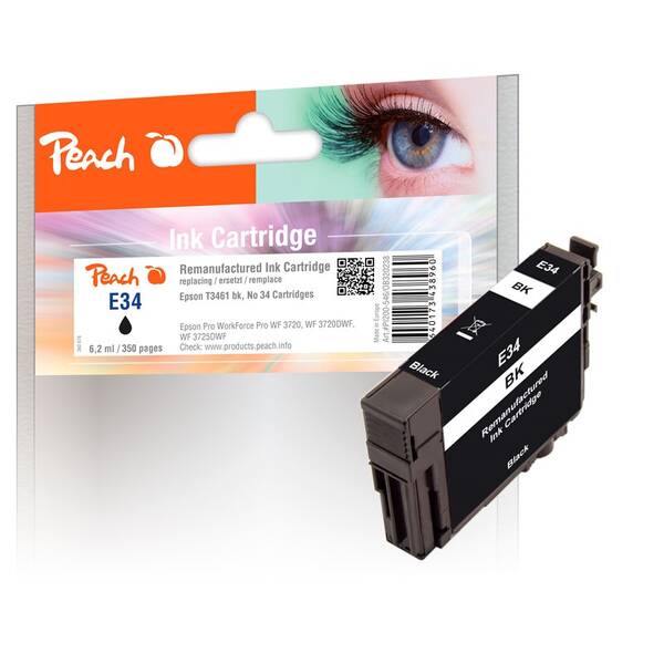 Cartridge Peach Epson 34, T3461, 385 strán čierna

