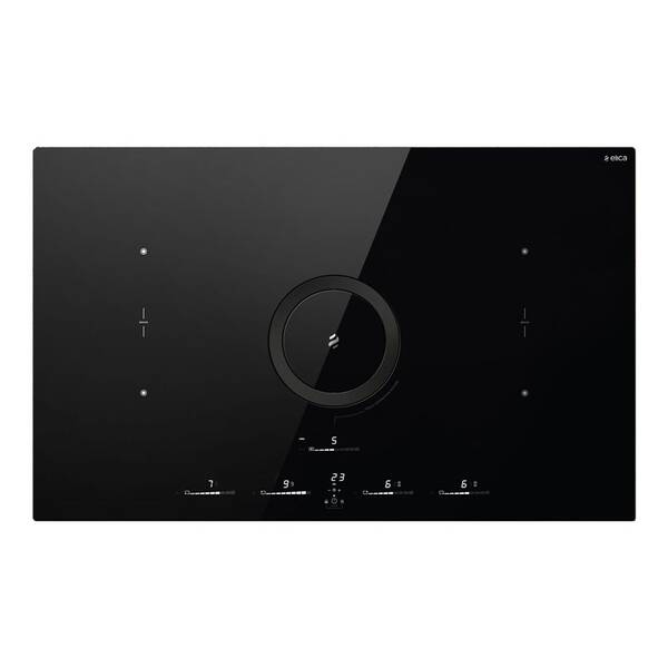 Indukčné varné dosky s odsávaním Elica NIKOLATESLA SWITCH GLOW BL/A/83 čierna

