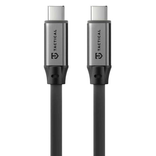 Kábel Tactical Fat Man 2.0 USB-C/USB-C 1m sivý

