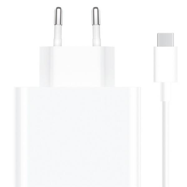Nabíjačka do siete Xiaomi 120W Charging Combo 1x USB + USB-C kábel 1m biela


