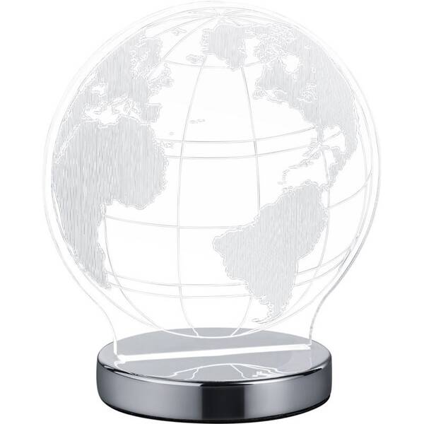 Stolná lampička Reality Globe chróm

