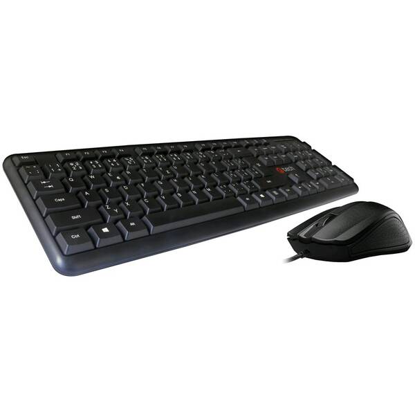 Klávesnica s myšou C-Tech KBM-102, CZ/SK čierna

