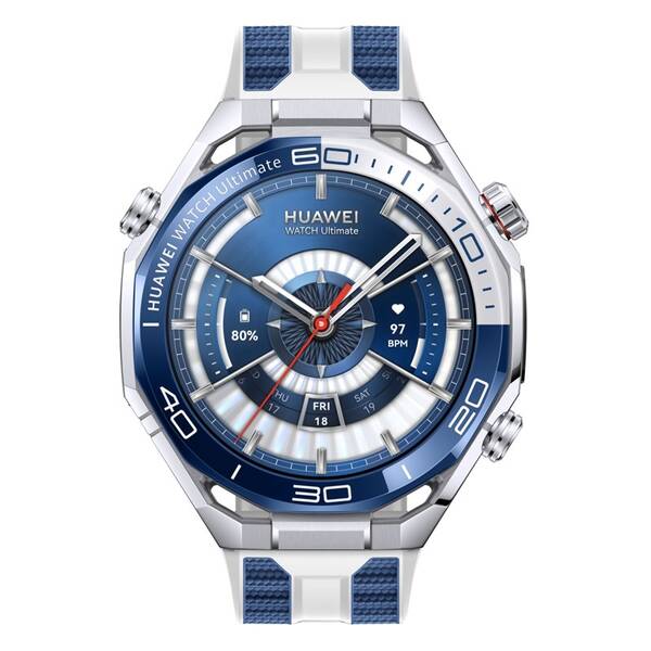 Inteligentné hodinky Huawei Watch Ultimate 2 NFC biele/modré


