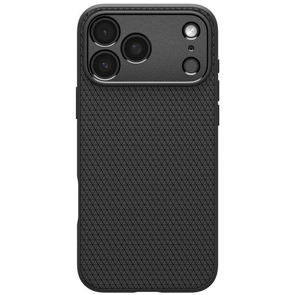 Kryt na mobil Spigen Liquid Air na Apple iPhone 17 Pro čierny

