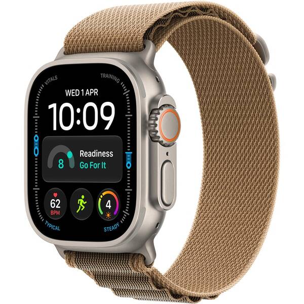 Inteligentné hodinky Apple GPS + Cellular 49 mm přírodní titan, pouštní alpský tah - L 

