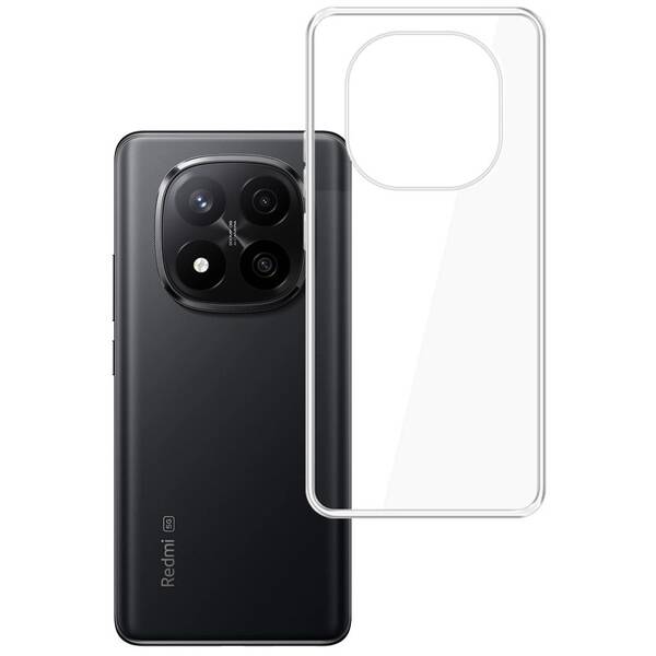 Kryt na mobil 3mk Clear Case na Xiaomi Redmi Note 15 5G priehľadný

