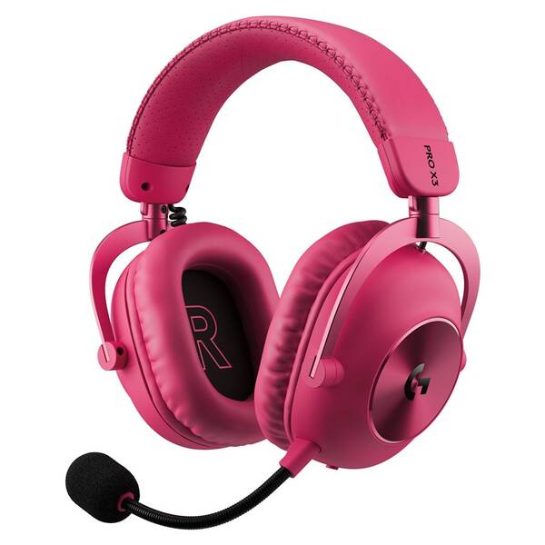 Headset Logitech PRO X3 LIGHTSPEED Wireless ružový

