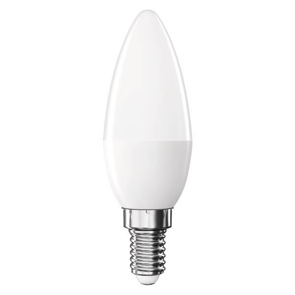LED žiarovka EMOS Classic Candle, 6,5 W, 806lm, E14, teplá biela 

