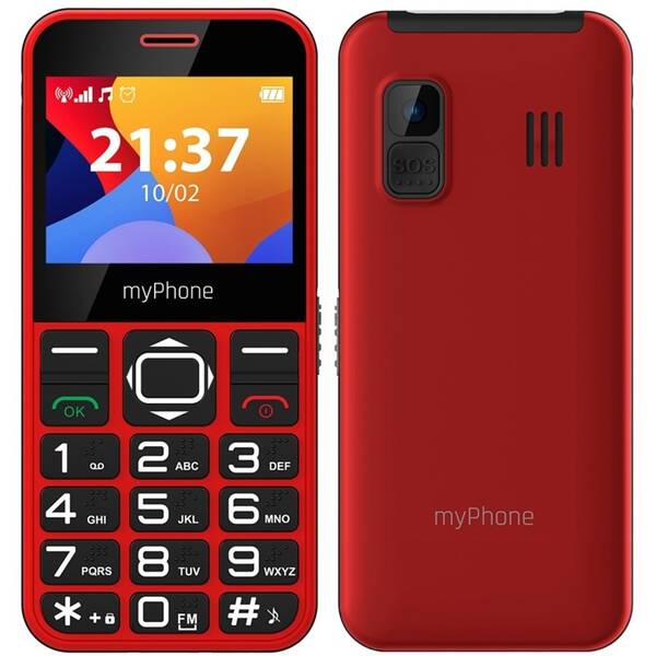 Mobilný telefón myPhone Halo 3 Senior červený

